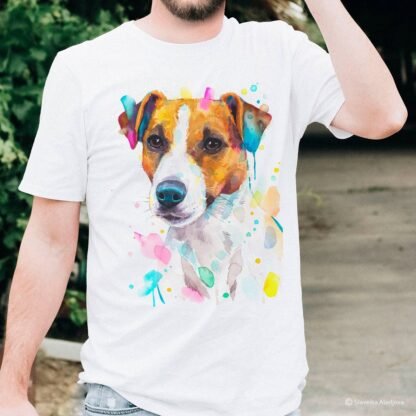 Jack Russell Terrier, Dog art T-shirt