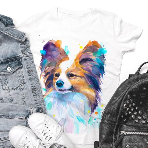 Papillon art T-shirt
