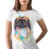 Pekingese, Dog art T-shirt