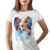 Papillon art T-shirt