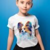 Papillon art T-shirt