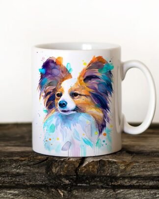 Papillon coffee mug