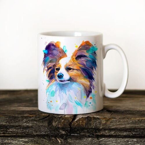 Papillon coffee mug