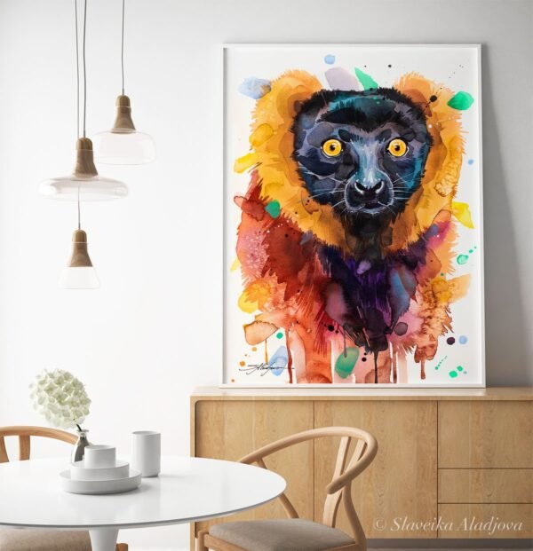Red ruffed lemur