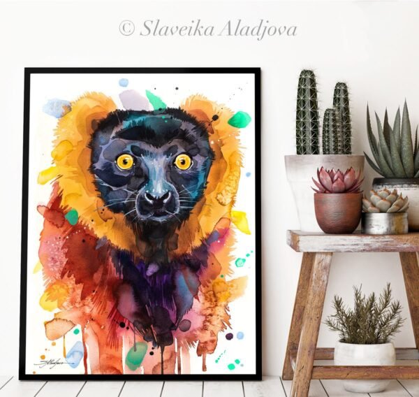 Red ruffed lemur