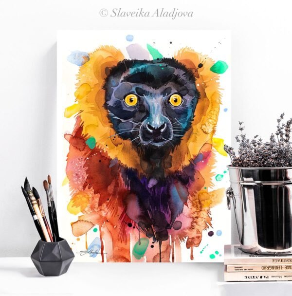 Red ruffed lemur