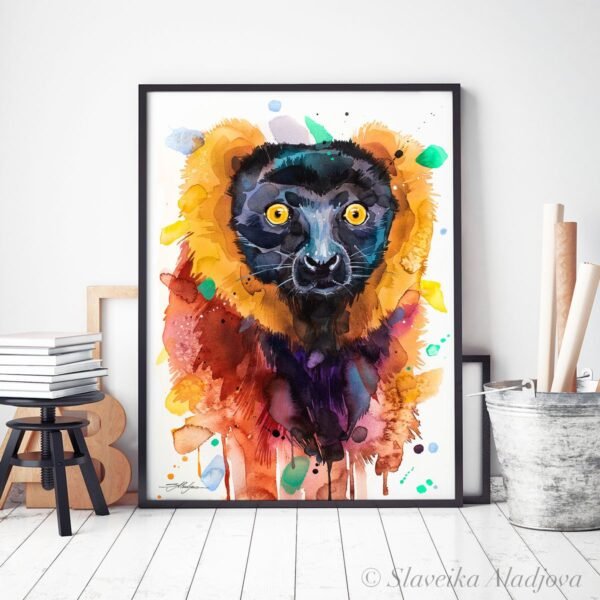 Red ruffed lemur