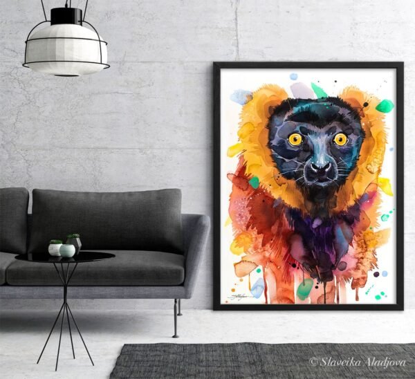 Red ruffed lemur