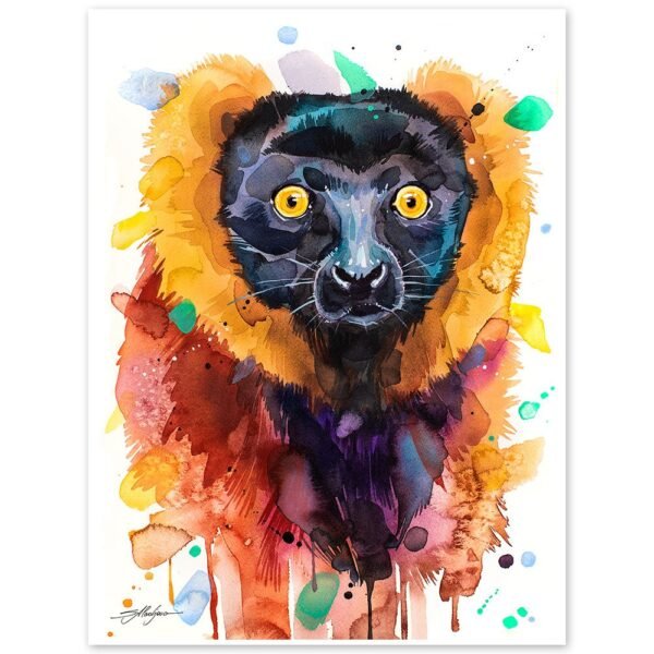 Red ruffed lemur
